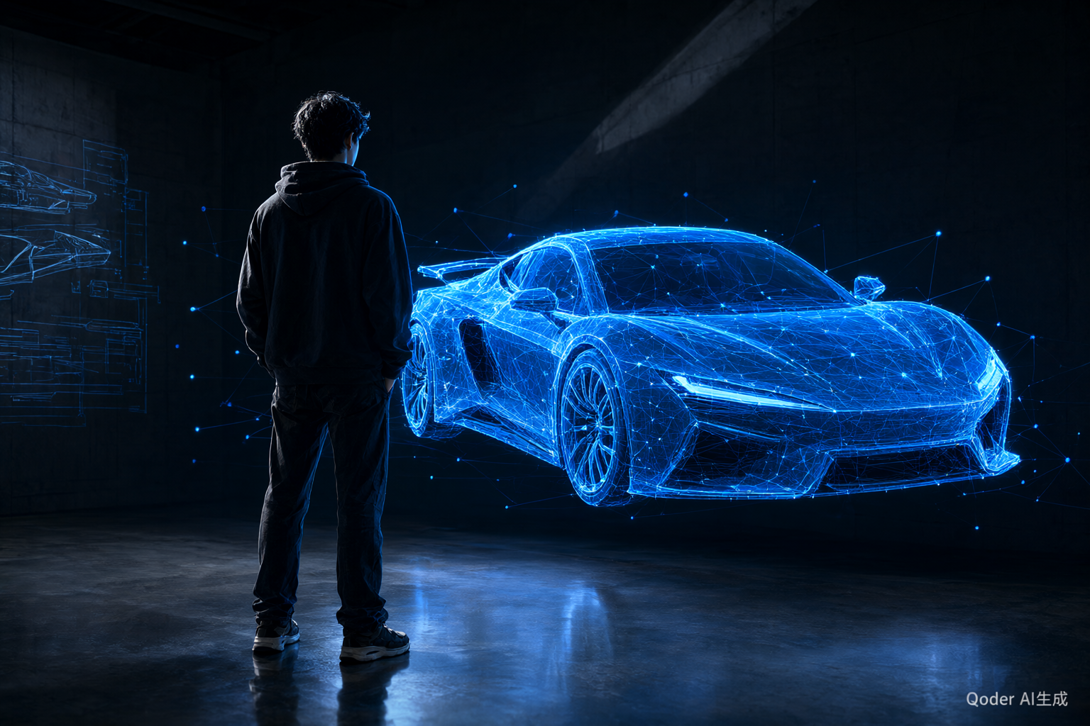 创作者在无限画布前编排汽车内容